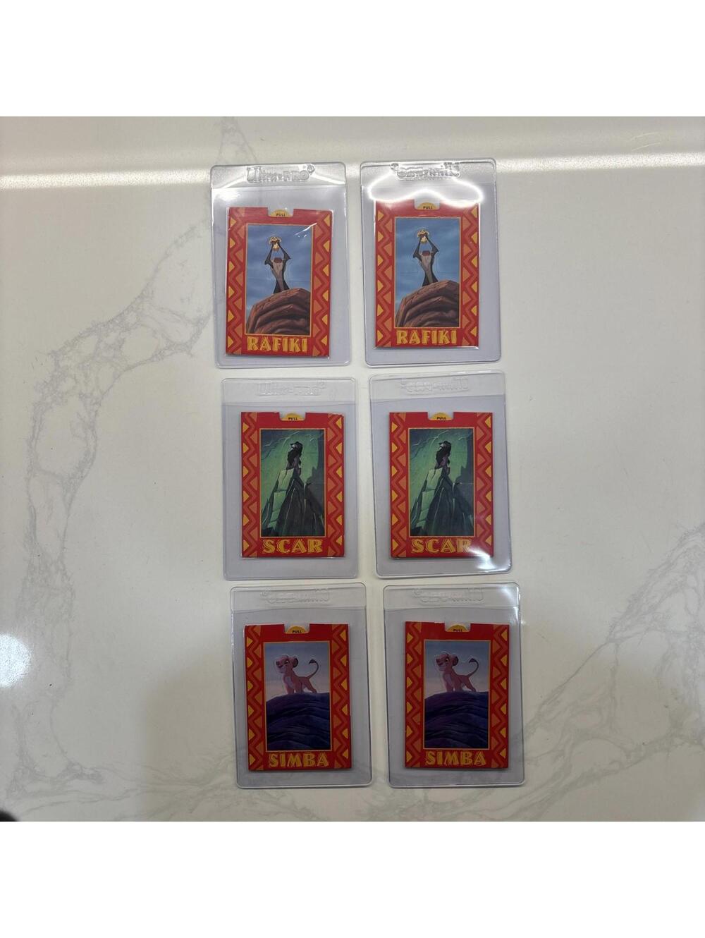 Skybox The Lion King Pull Tabs Lot Of 6: P1, P2, P5